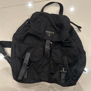 Prada Men's Backpack in Black Nylon